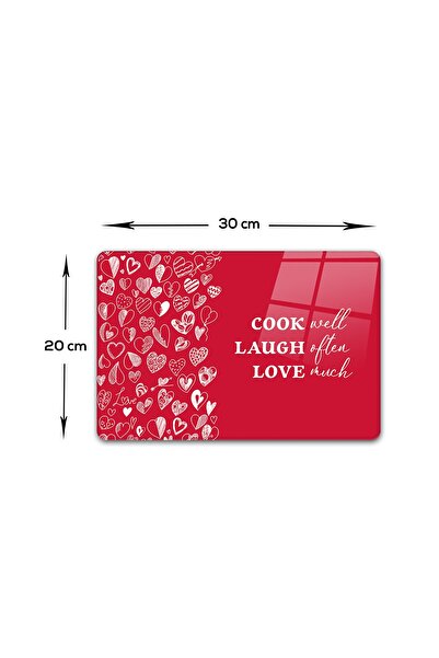 Decorita Glass Cutting Board - Glass Cutting Board | Cook Well | 20cm X 30cm