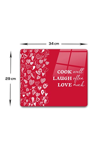 Decorita Glass Cutting Board - Glass Cutting Board | Cook Well | 29 cm X 34 cm