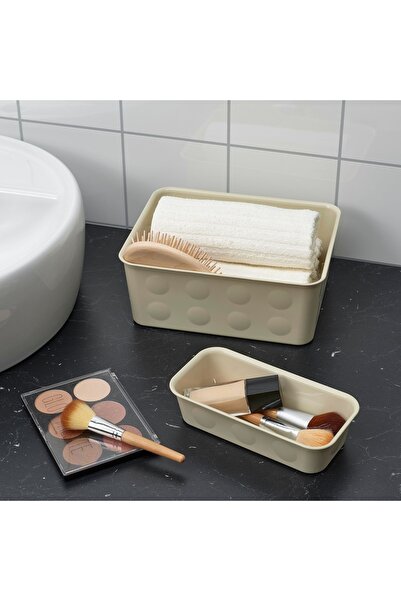 IKEA 2 Parça Düzenleme Kutu Seti 2 Parça 1 Adet 20x25x10 Cm 1 Adet 10x20x5 Cm...
