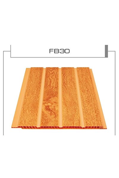 Flaş Group Pvc Tavanlık Plastik Tavan Ve Duvar Lambri Fugalı Meşe Lambri 200cm