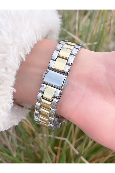 LOOQ Roman Numeral Stoned Women's Wristwatch