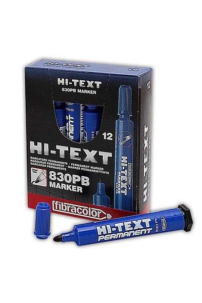 Noki Blue Hi-Text 12 Pieces 830Pb Permanent Round Nib Pen Box