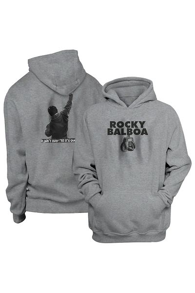 usateamfans Φούτερ με κουκούλα Rocky Balboa