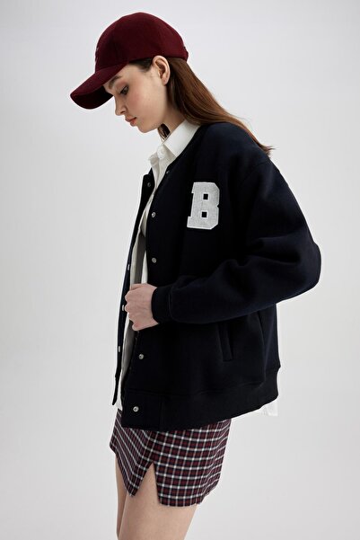 DeFacto Baskılı Bomber Ceket