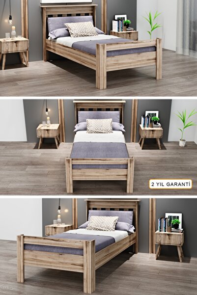 Ninnimo 100x200 Yatak Uyumlu Still Tek Kişilik Çırağan Genç Karyola