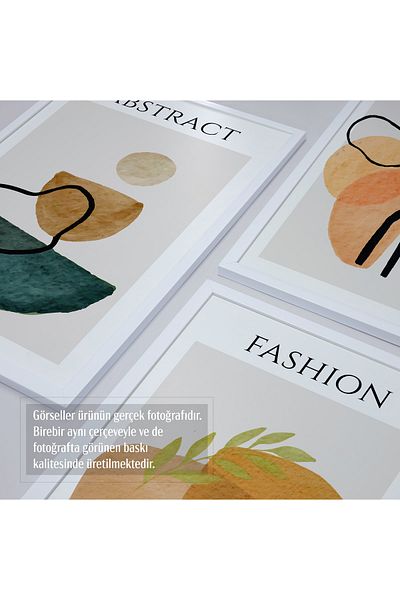 HOMEPACK Σετ ζωγραφικής 3 τεμαχίων με λευκό πλαστικοποιημένο πλαίσιο Hpn083