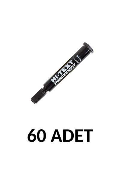Fibracolor Hi-text 60 Pieces 830pb Round Nib Permanent Pen Parcel Pen