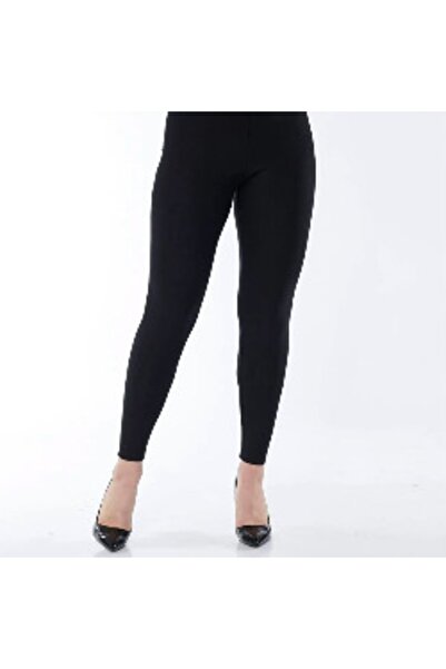 FATELLA Жіночі товсті термобілизна з довгими вузькими штанинами, чорні лосини