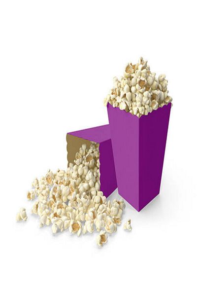 PartyExpress Purple Popcorn Corn Chips Box 8 Pieces