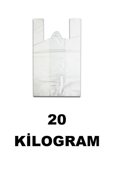 Yakutsan 20 Kg White Grocery Bag Large Size 30x56 Cm Athlete Bag