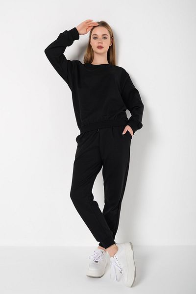 Know Women's Black Cotton Pajama Set
