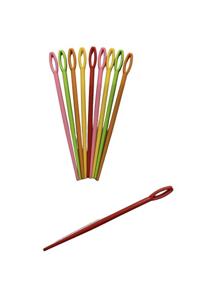 aladepo Plastik Yün Iğnesi 9cm 10'lu