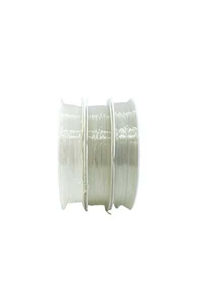 3 Pieces Transparent Flexible Rubber Fishing Line, Multi-Purpose and Durable Flexible Connection Set