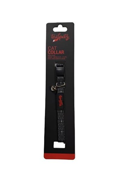 Tailpetz Cat Color Easy & Safety Lock Gothic Ayarlanır Kedi Boyun Tasması