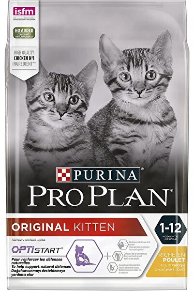 Pro Plan Pro Plan Kitten Tavuklu Ve Pirinçli Yavru Kedi Maması 3 Kg Optistart
