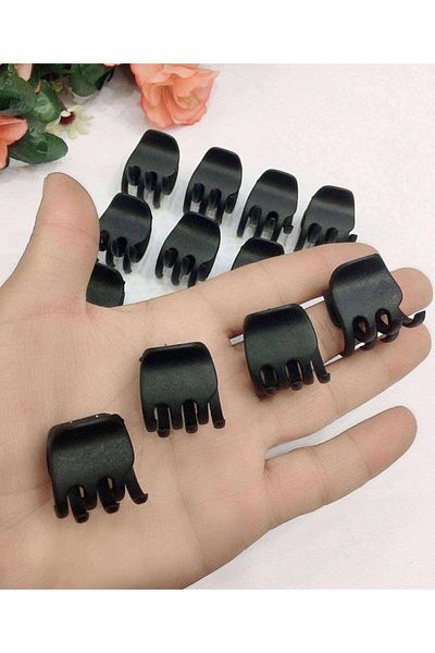 Asa Bebek Çocuk Three Prong Classic Model Black Latch Buckle -2.5 Cm-12 Pieces