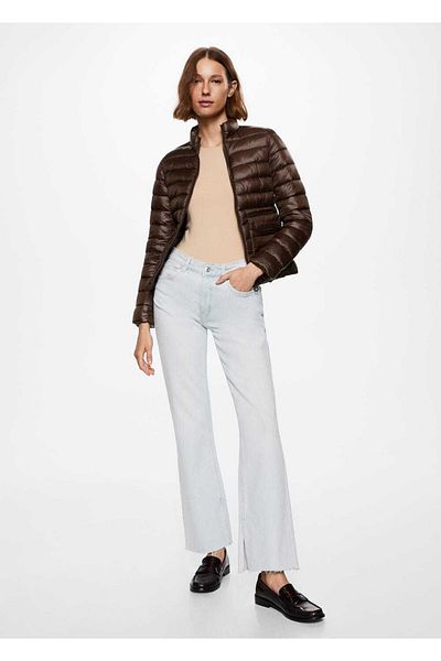 MANGO Woman Καπιτονέ Anorak με τσέπη