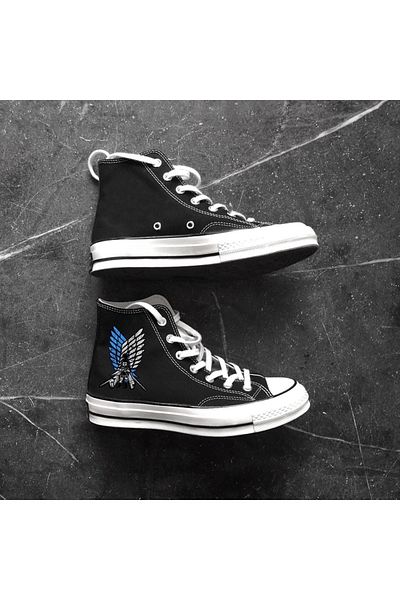 Touz Anime Attack on Titan Canvas Shoes