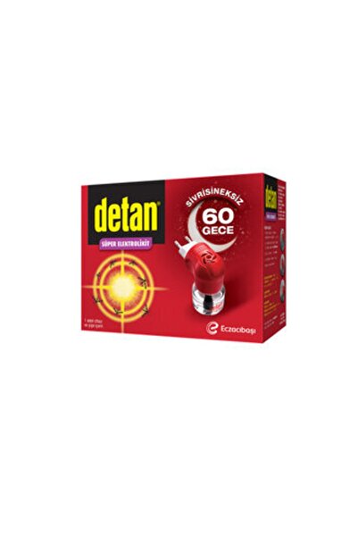Detan 60 Gece Elektrolikit Cihaz + Yedek