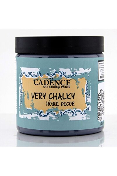 Cadence Very Chalky Home Dekor Kadifemsi Mobilya Boyası 500ml 20 Koyu Arduvaz...