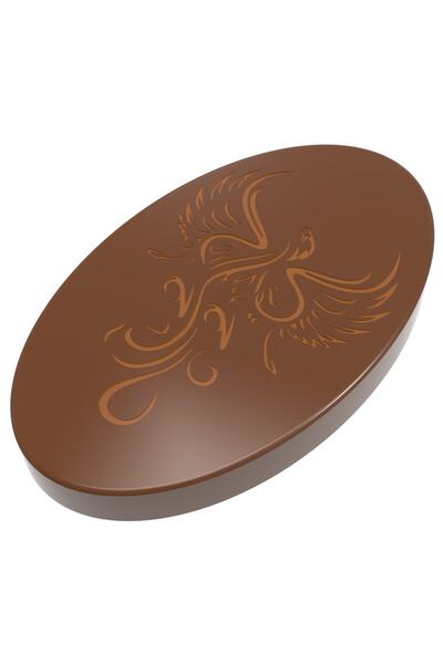 MFS 1089 - Desenli Oval Madlen Çikolata