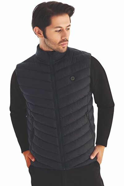 Crozwise Спортивний жилет хакі-чорний-синій - Жилет 4016 -