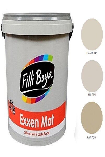Filli Boya Exxen Mat Silikonlu Mat Iç Cephe Boyası 7,5lt (kil Taşı)