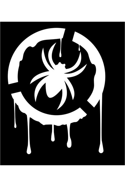 EYBA STİCKER استيكر سبايدر ستيكر للسيارة 15 سم * 12 سم