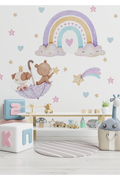 WALLHUMAN Yağmur Aşkı Çocuk Odası Duvar Strickerı