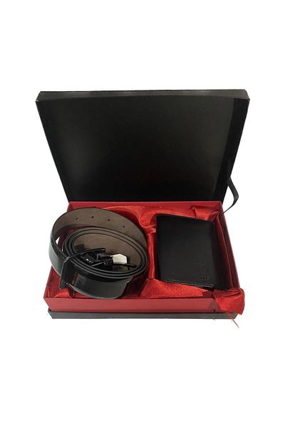 FATELLA Men's Wallet Belt Set Valentine's Day Gift Birthday Gift