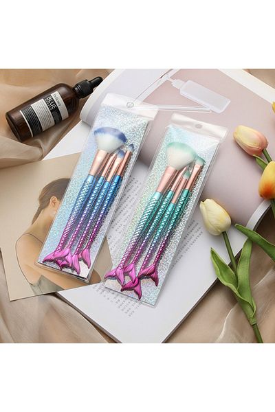 MOR SALKIM HOME Pensula de machiaj pentru arta unghiilor Fish 4 buc