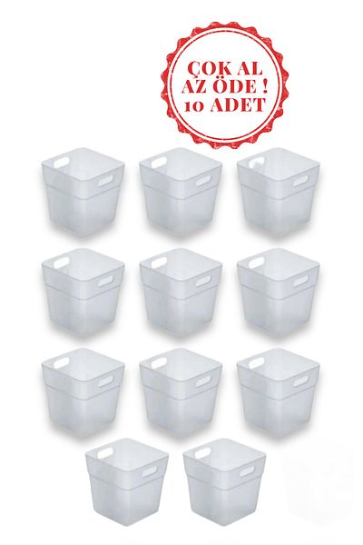 Homesea 10 Pieces Set - Organizer Box with Refrigerator and Lid