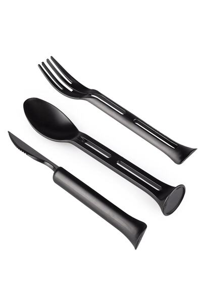 Evolite Combo 3ın1 Portatif Çatal Kaşık Bıçak Seti