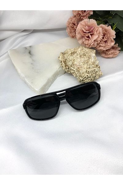 Di Caprio Nort Polarized Black Men's Sunglasses