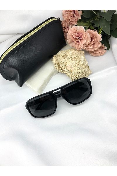 Di Caprio Nort Polarized Matte Black Men's Sunglasses