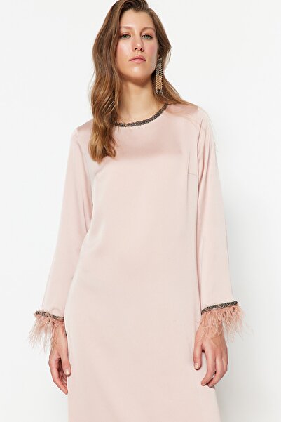 Trendyol Modest Evening Dress - Pink - A-line