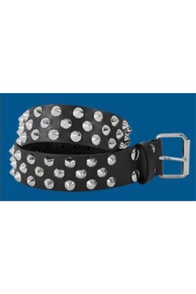 targay Γοτθική Πανκ Ζώνη Μέταλλης Στυλ Metallica με Καρφιά και Καρφωτά Στοιχεία