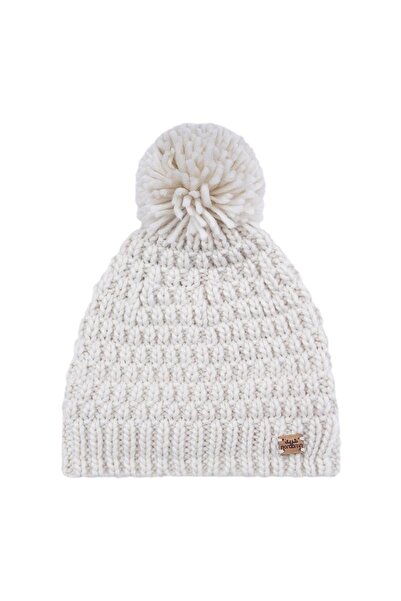 Nordbron Mell Krem Kalın Örgülü Çocuk Bere