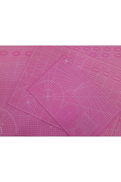 gebzeli A1 Kesim Matı Kesim Altlığı Pembe Renkli A1 60x90 3mm Çift Taraflı Cu...