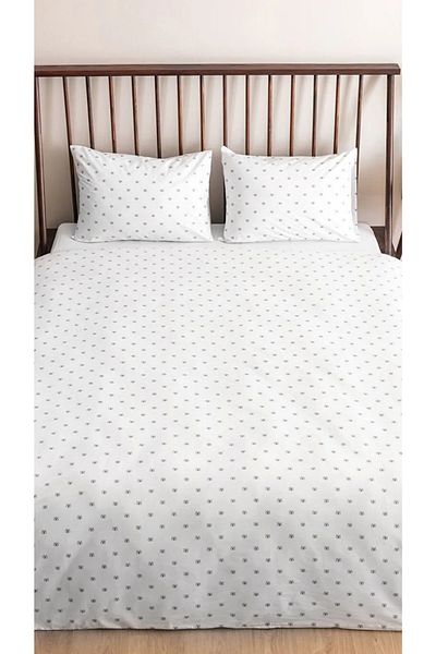 LC Waikiki Set cuvertură dublă din bumbac imprimat cu ochi