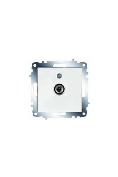 VİRALİGHTİNG Viko Karre White Satellite TV Socket with F Connector and No Frame