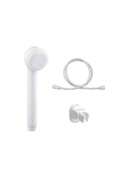 Mayaglory Şofben Duş Başlığı Beyaz Mafsal Ve Örgülü Garantili Hortum Duş Seti