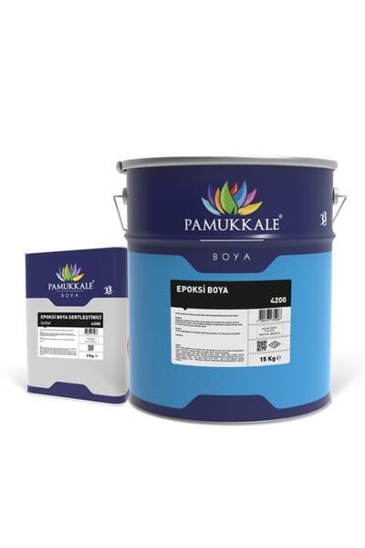 Pamukkale 4200 Epoksi Boya 15 Kg+3 Kg Ral 7035 Açık Gri
