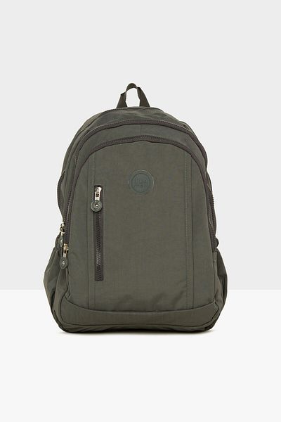 Bagmori Gray Women's Multi-Zipper, Multi-Pocket Large Backpack M000007892