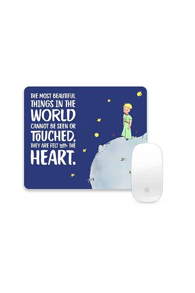 HRS Mouse Pad cu bază anti-alunecare dreptunghiulară Micul Prinț