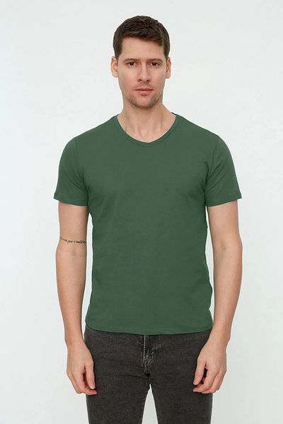 Trendyol Collection T-Shirt - Grün - Slim Fit