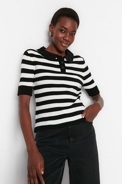 Trendyol Collection Pullover - Schwarz - Slim Fit