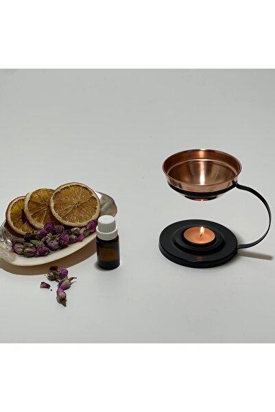 Lara Karma Metal Askılı El Yapımı Bakır Buhurdanlık