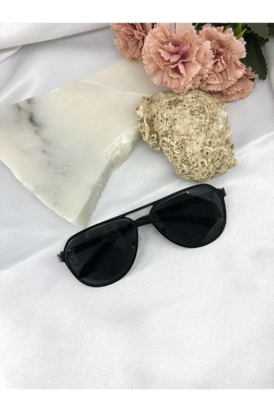 Di Caprio Jen Damla Polarized Black Men's Sunglasses