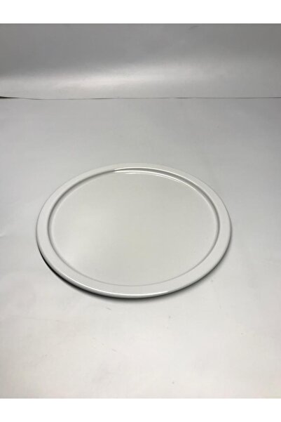 Mira züccaciye Metal Gray Single Decorative Tea, Coffee and Cake Service Presentation Tray 23 Cm